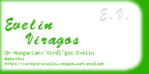 evelin viragos business card